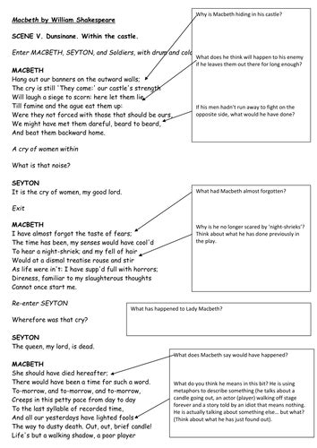 act 5 macbeth analysis.